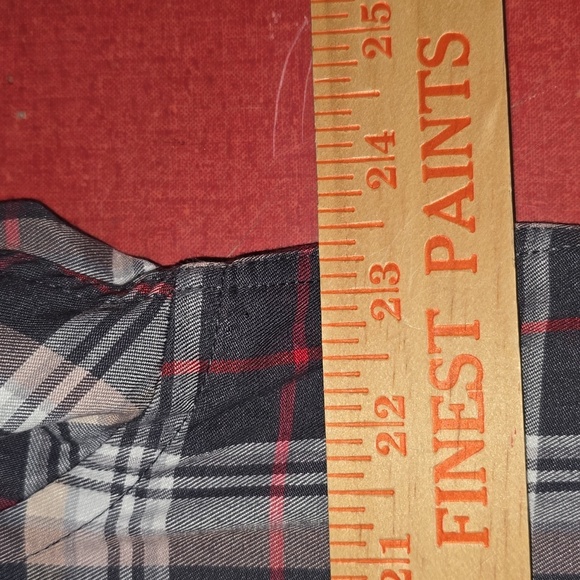 Boohoo Man Red Blue And White Plaid Men Size XL - Picture 10 of 11